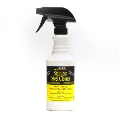 1134 – LIFE INDUST. Metal Polish, Use To Remove Grease And Stains From Stainless Steel 16 Ounce Spray Bottle Liquid F...